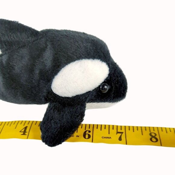 Imperial Toy Corporation Orca Killer Whale Bean Bag Plush Animal Toy - Picture 6 of 6